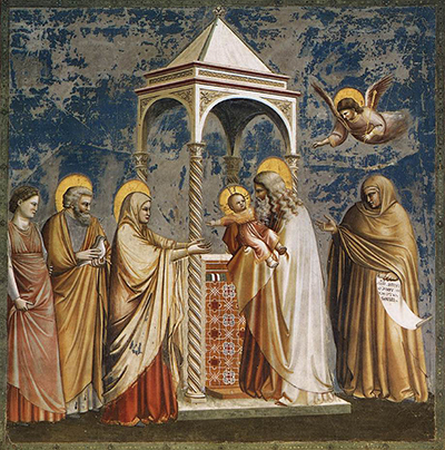 Vorstellung im Tempel Giotto